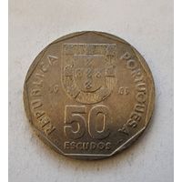 Португалия 50 эскудо, 1989