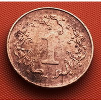 115-22 Зимбабве, 1 цент 1995 г. Единственное предложение монеты данного года на АУ