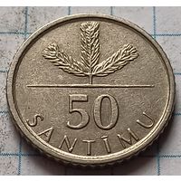 Латвия 50 сантимов, 2009    ( 2-1-2 )