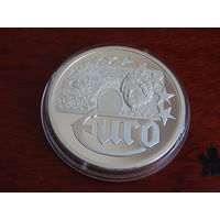10 Евро, серебро 999, в капсуле. 1997 год. Серия: Банкноты стран Европы. Британия. Proof!