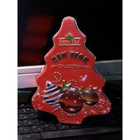 Елка Beta Tea сувенирная жесть шкатулка Бета чай ёлочка Новогодняя коллекция