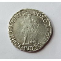 Талер. Зильбердукат, 1708 год. Голландия, провинция Вест - Фризия. Встречается реже. Большая, красивая монета. Уверенный оригинал. Хорошее состояние.