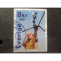 Швеция 2000 Олимпиада в Сиднее, стрельба из лука Михель-1,8 евро гаш