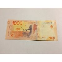 1000 песо Аргентина с рубля