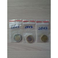 2 и 1 евро и 20 центов Сан Марино 2017 UNC