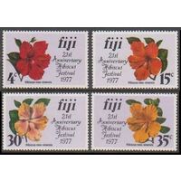 1977 Фиджи 364-367 Цветы
