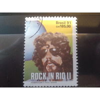 Бразилия 1991 Рок-фестиваль, музыкант Михель-0,8 евро гаш