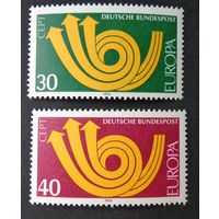 Германия, ФРГ 1973 г. Mi.768-769 MNH** полная серия