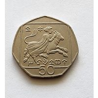 Кипр 50 центов, 1991