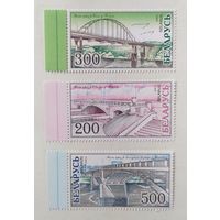 Мосты  Беларуси, серия 3 марки, 2002г.