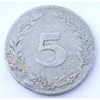 Тунис 5 миллимов, 1960 (2-14-198)