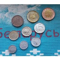 Чехия набор монет 10, 20, 50 геллер; 1, 2, 5, 10, 20, 50 крон, UNC.