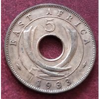 Британская Восточная Африка 5 центов, 1921-1936