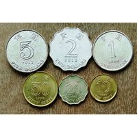 Гонконг, 1995-2012 годы, набор 6 монет