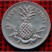 Багамские острова (Багамы). 5 центов 2005 г.
