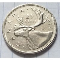 Канада 25 центов, 1974       ( 2-5-5 )