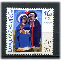 Люксембург - 1997 - Рождество. Искусство - [Mi. 1435] - полная серия - 1 марка. MNH.  (Лот 154AJ)