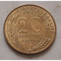 20 сантимов 1969 г. Франция