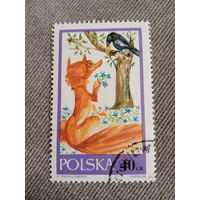 Польша 1968. Сказки. Лиса и ворона
