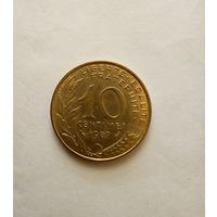 Франция 10 сантимов 1987 г