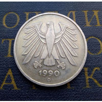 5 марок 1990 (D) Германия ФРГ #02