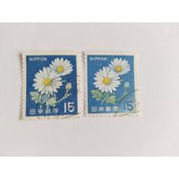 Япония 1966 2м   цветы