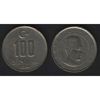 Турция km1106 100000 лир 2004 год (0(p1(0 ТОРГ