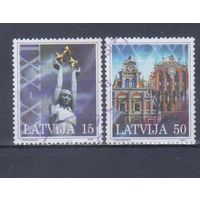 [2109] Латвия 2000. Смена тысячелетий. Гашеная серия.