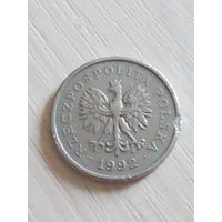 Польша 1 злотый 1992г.