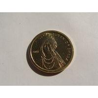 Сомали. 100 шиллингов 2002 год KM#112  "Царица Савская"