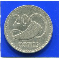 Фиджи 20 центов 1969