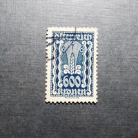 Марка Австрия 1922 год Стандартный выпуск