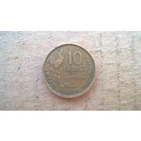 Франция 10 франков 1953г. (D-20)