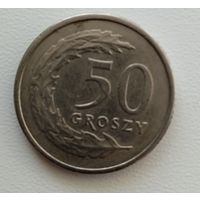 Польша 50 грошей 1990
