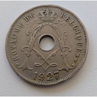 Бельгия 25 сентимов 1927