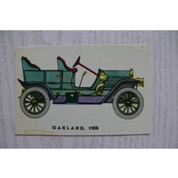 Календарик, 1984, Автомобиль Oakland 1908г., из серии "Ретро-автомобили" (изд. Литва).