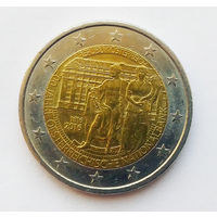 Австрия 2 евро 2016 200-летие Национального банка Австрии