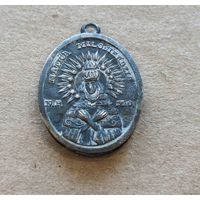 Серебряный  образок  до 1917 года РИ , медальон 84
