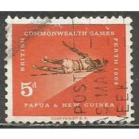 Папуа Новая Гвинея. Спортигры Содружества. Прыжки в высоту. 1962г. Mi#47.
