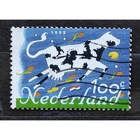 Нидерланды, корова с картами государств, символизирует экспорт
