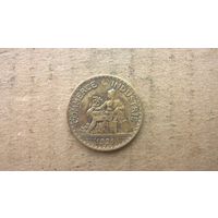 Франция 1 франк, 1921г. (D-22)