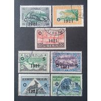 Либерия\1599\1921, этнография, фауна надпечатки