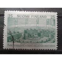 Финляндия 1955 Зал заседаний Парламента