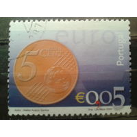 Португалия 2002 Монета 5 евро-центов