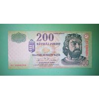 Банкнота 200 форинтов  Венгрия 2004 г.
