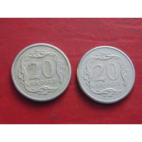 Польша 20 грош 1991 год.