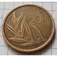 Бельгия 20 франков, 1980     BELGIE      ( 3-6-3 )