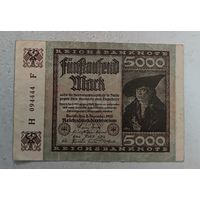 5000 марок 1922 год Германия