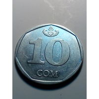 10 сом Киргизия 2009 год