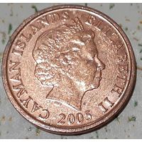 Каймановы острова 1 цент, 2005 (4-9-32)